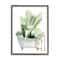 Stupell Industries Various Plants Greenery Vintage Tub Framed Giclee Art